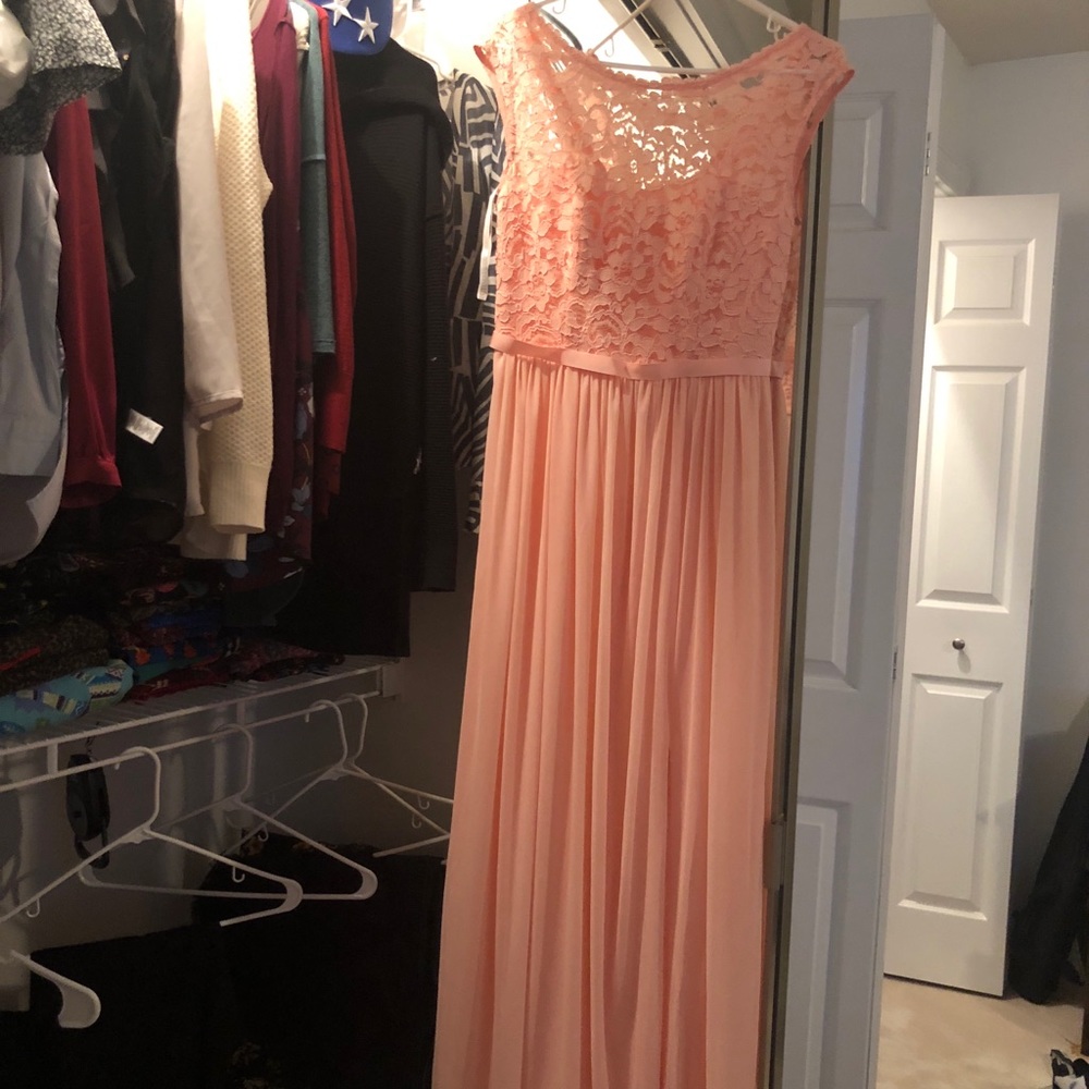 bridesmaid dress/Bellini Color/Size 4